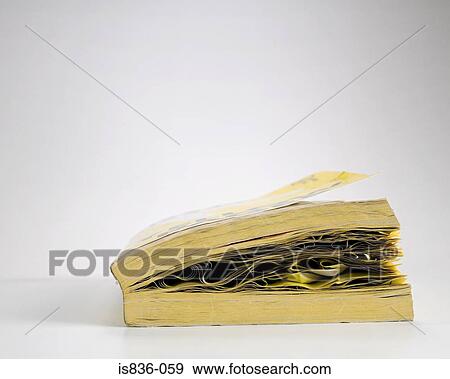 Stock Photo - Telephone directory. Fotosearch