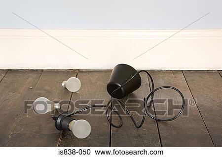 Lampshade and lightbulbs on floor View Large Photo Image Stock Image - Lampshade and lightbulbs on floor. Fotosearch