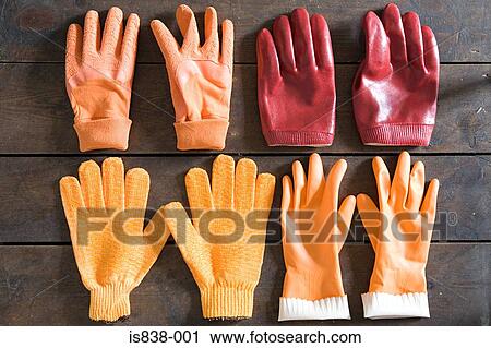 Stock Image - Protective gloves. Fotosearch