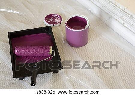 Stock Photography - Purple paint. Fotosearch