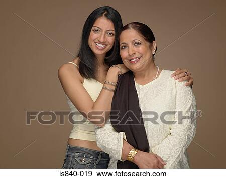 Stock Photo - Mother and daughter. Fotosearch