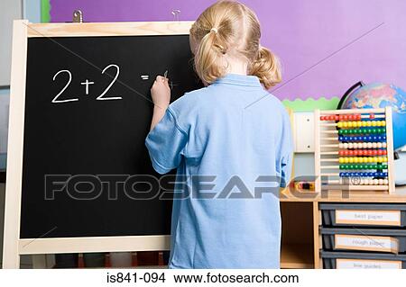 Girl solving sums View Large Photo Image Picture - Girl solving sums. Fotosearch