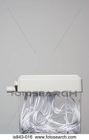 Stock Photograph - Paper shredder. Fotosearch