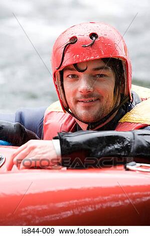 Male kayaker View Large Photo Image Stock Photo - Male kayaker. Fotosearch