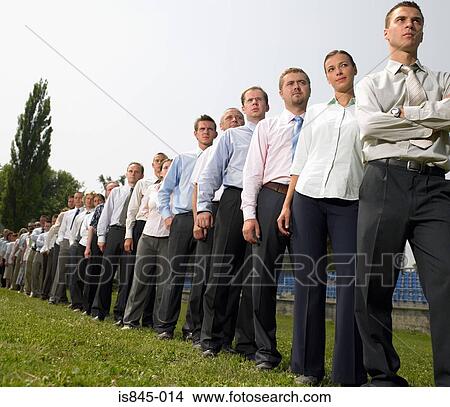 Businesspeople in a queue View Large Photo Image Picture - Businesspeople in a queue. Fotosearch