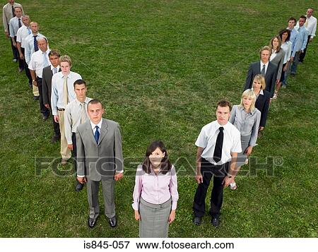 Businesspeople in a row View Large Photo Image Stock Photo - Businesspeople in a row. Fotosearch