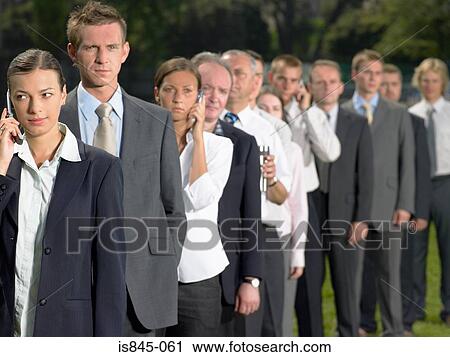 Businesspeople queuing View Large Photo Image Stock Image - Businesspeople queuing. Fotosearch