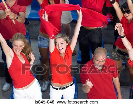 Crowd cheering View Large Photo Image Stock Photo - Crowd cheering. Fotosearch