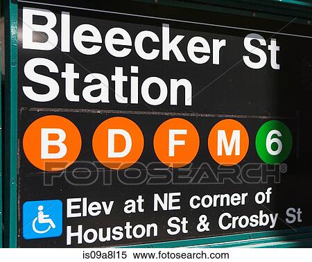 Bleecker Street subway station, New York City, USA View Large Photo Image Stock Photography - Bleecker Street subway station, New York City, USA. Fotosearch