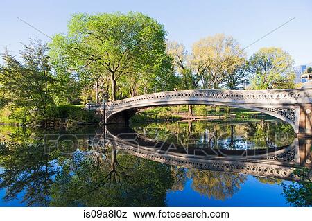 Stock Photo - Bridge in Central Park, New York City, USA. Fotosearch
