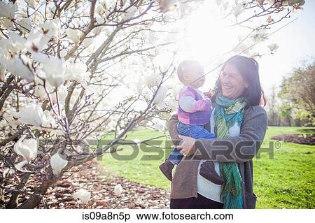 Portrait of baby girl and grandmother next to magnolia blossom View Large Photo Image Stock Photography - Portrait of baby girl and grandmother next to magnolia blossom. Fotosearch