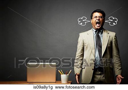 Man shouting and fuming View Large Photo Image Stock Image - Man shouting and fuming. Fotosearch