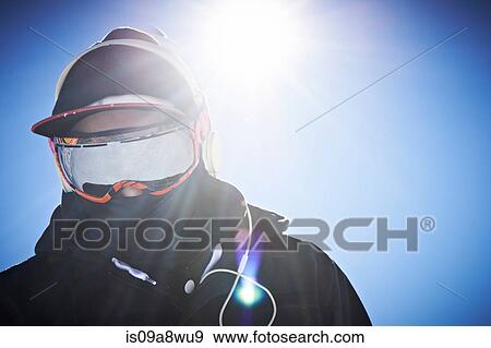Man wearing ski mask and jacket View Large Photo Image Stock Photo - Man wearing ski mask and jacket. Fotosearch