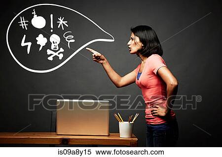 Woman pointing and shouting offensively View Large Photo Image Stock Photography - Woman pointing and shouting offensively. Fotosearch