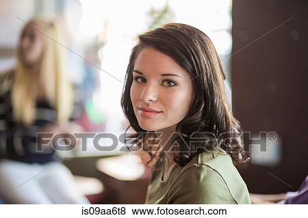 Portrait of teenager in cafe View Large Photo Image Stock Photo - Portrait of teenager in cafe. Fotosearch