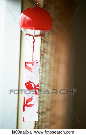 Traditional Japanese wind chime View Large Photo Image Stock Image - Traditional Japanese wind chime. Fotosearch