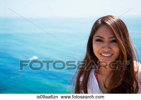 Young woman, Palos Verdes, California, USA View Large Photo Image Picture - Young woman, Palos Verdes, California, USA. Fotosearch