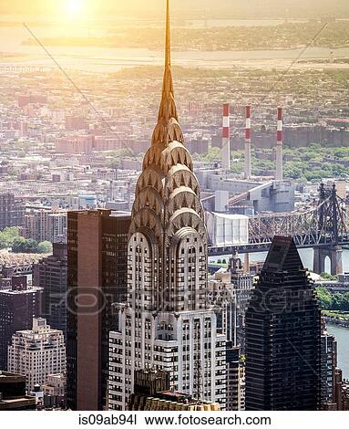 Aerial view of chrysler building New York, New York State, USA View Large Photo Image Stock Image - Aerial view of chrysler building New York, New York State, USA. Fotosearch