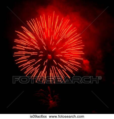 Fireworks exploding in night sky View Large Photo Image Stock Photo - Fireworks exploding in night sky. Fotosearch