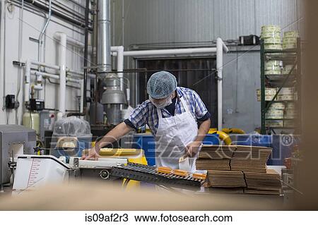 Man packaging vegan cheese in warehouse View Large Photo Image Stock Image - Man packaging vegan cheese in warehouse. Fotosearch