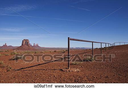 Stock Image - Monument Valley, Navajo, Arizona. USA. Fotosearch