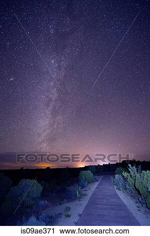Stars in night sky, Moab, Utah, USA View Large Photo Image Stock Image - Stars in night sky, Moab, Utah, USA. Fotosearch
