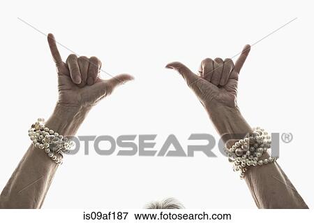 Studio shot of mature woman's gesturing hands View Large Photo Image Stock Photo - Studio shot of mature woman's gesturing hands. Fotosearch