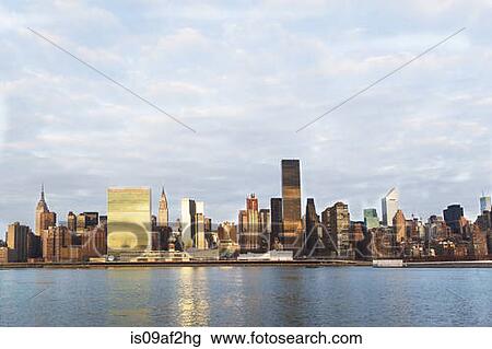 View of East River and manhattan skyline, New York, USA View Large Photo Image Stock Image - View of East River and manhattan skyline, New York, USA. Fotosearch