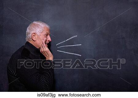 Portrait of senior man in front of blackboard View Large Photo Image Stock Image - Portrait of senior man in front of blackboard. Fotosearch