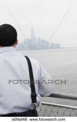 Rearview of businessman, Hoboken, New Jersey, USA View Large Photo Image Stock Image - Rearview of businessman, Hoboken, New Jersey, USA. Fotosearch