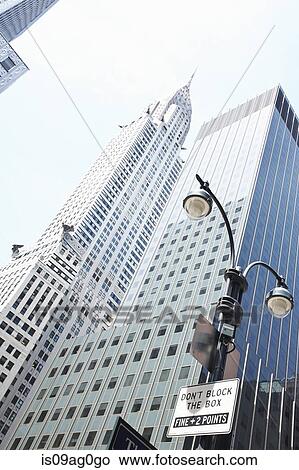 Picture - Cropped detail of Chrysler building, New York, USA. Fotosearch