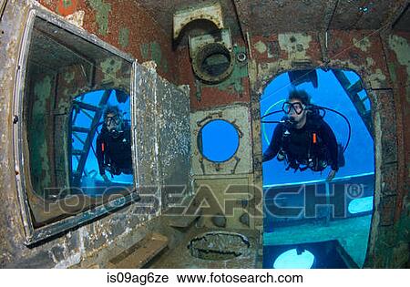 Diver and underwater reflection. View Large Photo Image Stock Image - Diver and underwater reflection.. Fotosearch
