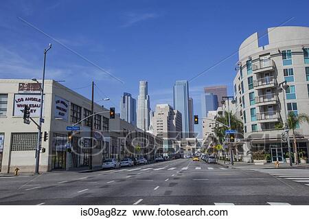 Downtown Los Angeles, California, USA View Large Photo Image Stock Photo - Downtown Los Angeles, California, USA. Fotosearch