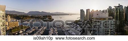 Stock Photography - Marina, Vancouver, British Columbia, Canada. Fotosearch
