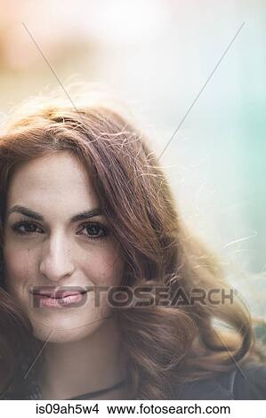 Portrait of young woman on street View Large Photo Image Picture - Portrait of young woman on street. Fotosearch