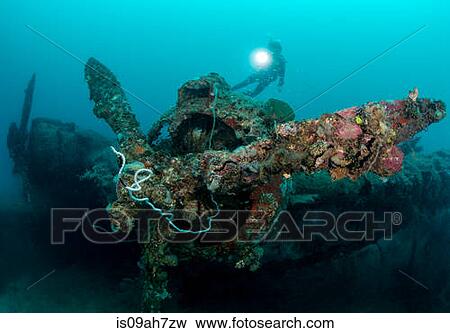 Diver and Mavis Seaplane. View Large Photo Image Stock Photo - Diver and Mavis Seaplane.. Fotosearch