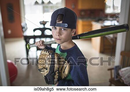 Portrait of boy baseball player with attitude View Large Photo Image Stock Photography - Portrait of boy baseball player with attitude. Fotosearch