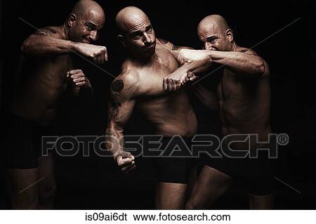 Mature man fighting, composite image View Large Photo Image Stock Photograph - Mature man fighting, composite image. Fotosearch