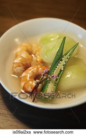 Prawn soup View Large Photo Image Stock Image - Prawn soup. Fotosearch