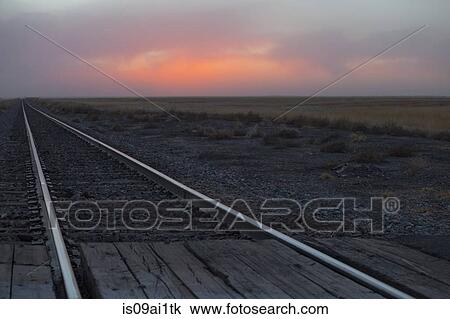 Rail crossing and tracks, Oklahoma, USA View Large Photo Image Stock Image - Rail crossing and tracks, Oklahoma, USA. Fotosearch