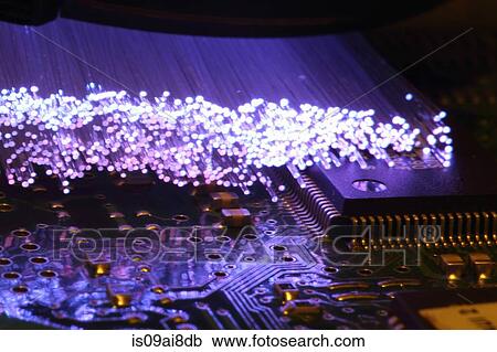 Optical fiber and electronic component View Large Photo Image Stock Image - Optical fiber and electronic component. Fotosearch