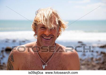 Portrait of smiling mature man with sun cream on his face View Large Photo Image Stock Image - Portrait of smiling mature man with sun cream on his face. Fotosearch