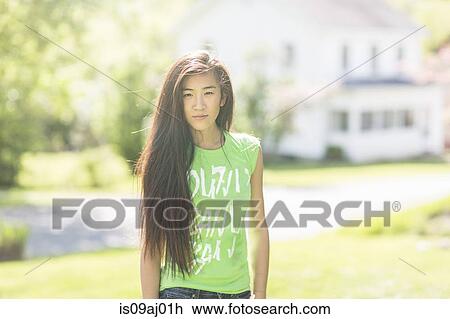 Portrait of teenage girl View Large Photo Image Stock Image - Portrait of teenage girl. Fotosearch