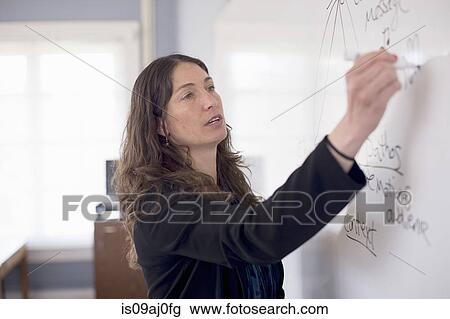 Teacher writing on whiteboard View Large Photo Image Stock Image - Teacher writing on whiteboard. Fotosearch