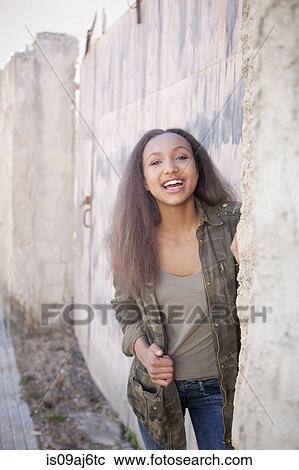 Happy teenage girl View Large Photo Image Stock Image - Happy teenage girl. Fotosearch