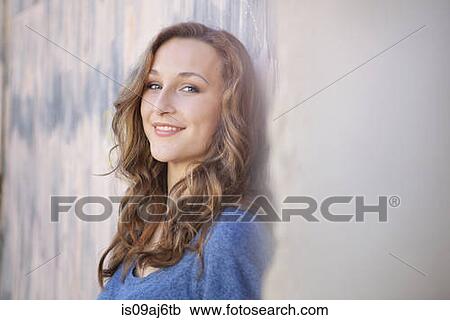 Stock Image - Portrait of a teenage girl. Fotosearch