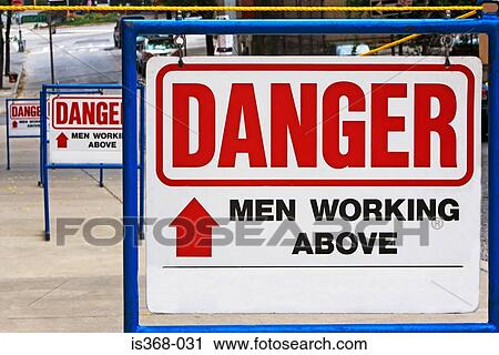 Stock Image - Danger signs. Fotosearch