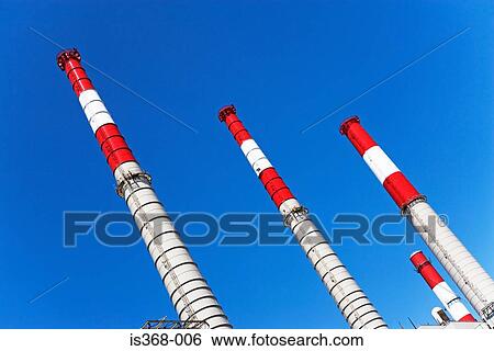 Smokestacks View Large Photo Image Stock Photograph - Smokestacks. Fotosearch