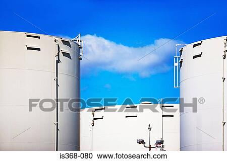 Storage tanks View Large Photo Image Stock Image - Storage tanks. Fotosearch
