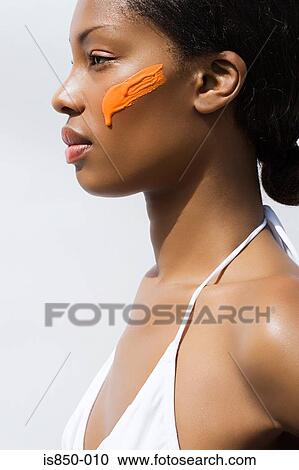 Profile of a young woman View Large Photo Image Stock Image - Profile of a young woman. Fotosearch